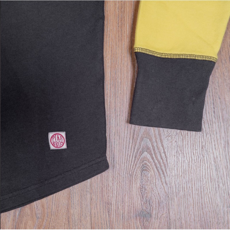 Motorcycle Racing Jersey with Yellow Stripes -...