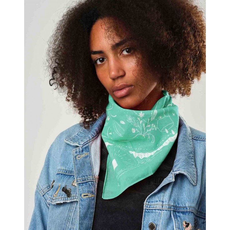Bandana Thelma mint - Eudoxie