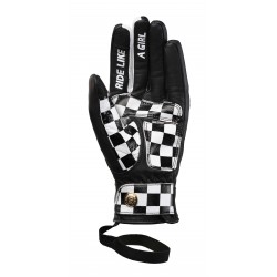 CE-Certified Leather Motorcycle Gloves "GOLD" - Eudoxie 2