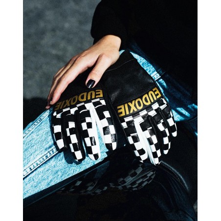 Gants Cuir Moto Homologués CE "GOLD" - Eudoxie