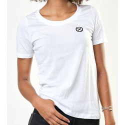 T-Shirt Bio-Baumwolle tailliert weiß "Bonnie" - Eudoxie 2
