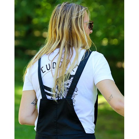 T-shirt Coton Bio cintré blanc "Bonnie" - Eudoxie