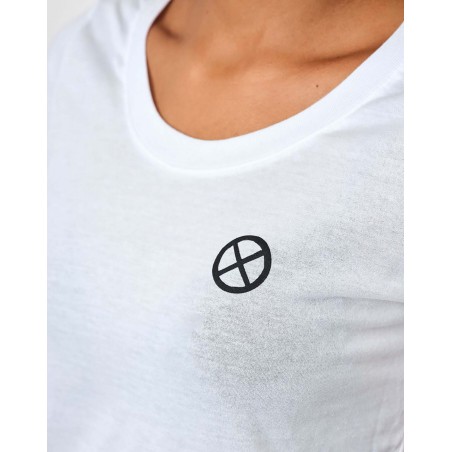 T-shirt Coton Bio cintré blanc "Bonnie" - Eudoxie