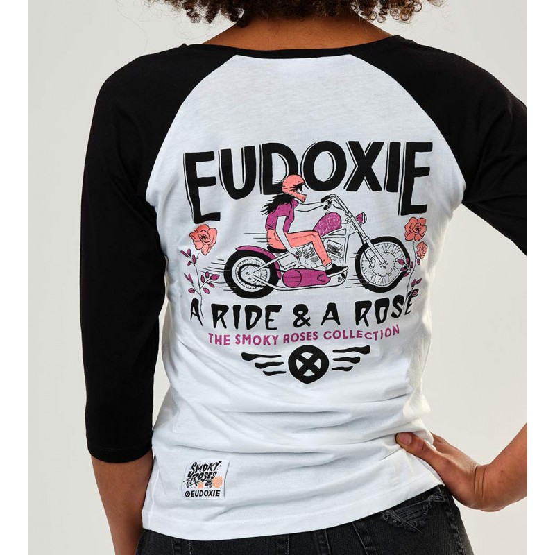 T-shirt Coton Bio Baseball Celia - Eudoxie