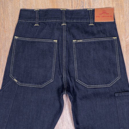 Jean Denim 1965 Lumber Pant 15oz indigo rinsed - Pike Brothers