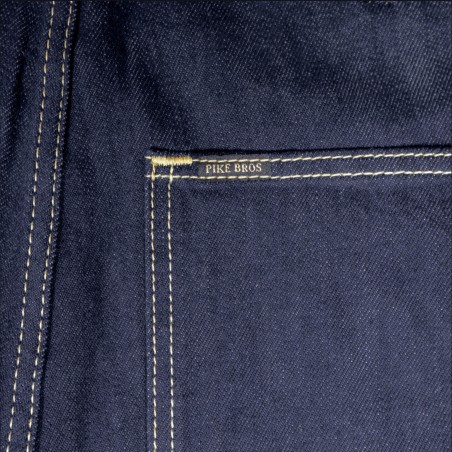 Jean Denim 1965 Lumber Pant 15oz indigo rinsed - Pike Brothers