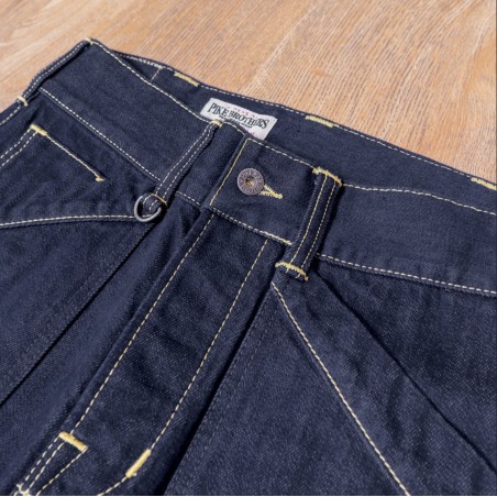 Jean Denim 1965 Lumber Pant 15oz indigo rinsed - Pike Brothers