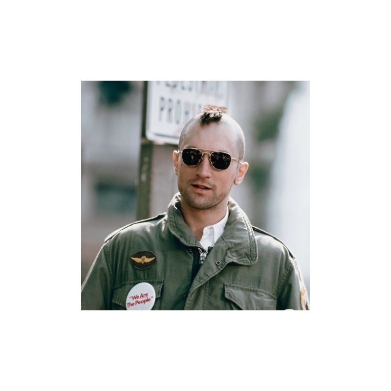 Robert de Niro in Taxi Driver (1976) met zijn Original Pilot AO