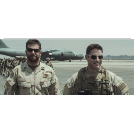 Sam Jaeger in American Sniper met zijn Original Pilot AO