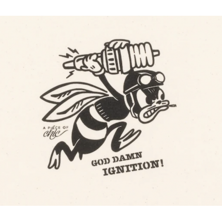 T-shirt "God Damn Ignition" - A Piece of Chic