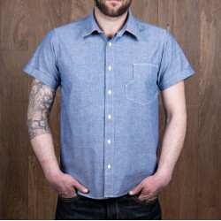 Kurzarmhemd Baumwolle Chambray - 1937 Roamer Shirt short...