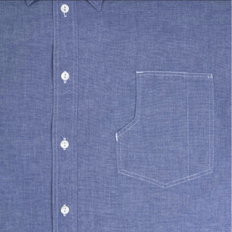 Kurzarmhemd Baumwolle Chambray - 1937 Roamer...
