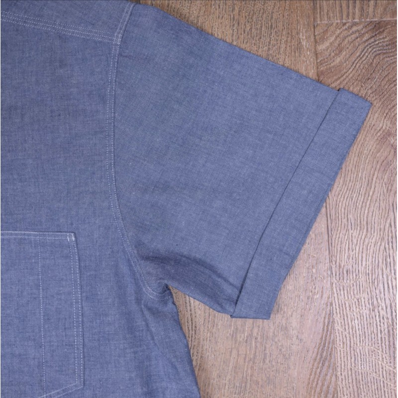 Kurzarmhemd Baumwolle Chambray - 1937 Roamer...
