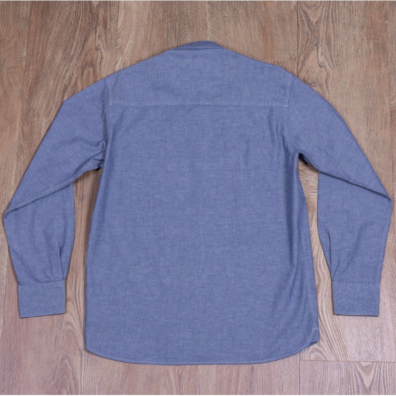 USN hemd 1937 Roamer Shirt Blue Chambray - Pike...