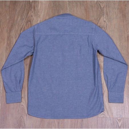 Hemd USN 1937 Roamer Shirt Blue Chambray - Pike Brothers
