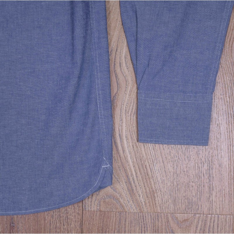 USN 1937 Roamer Shirt Blue Chambray - Pike...