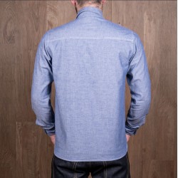 USN hemd 1937 Roamer Shirt Blue Chambray - Pike Brothers 2