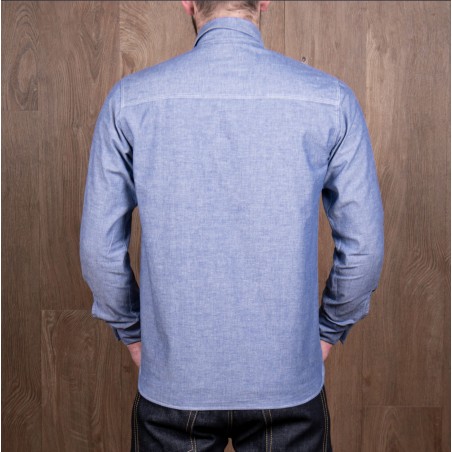 USN hemd 1937 Roamer Shirt Blue Chambray - Pike Brothers