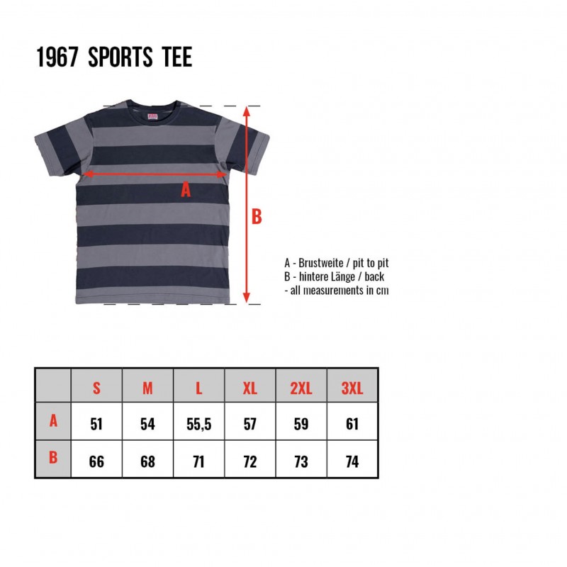 T-Shirt Baumwolle 1967 Sports Tee Vinson green...
