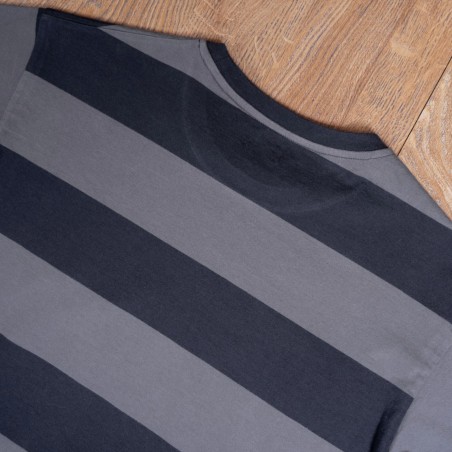 T-Shirt coton 1967 Sports Tee Alcatraz blue - Pike Brothers