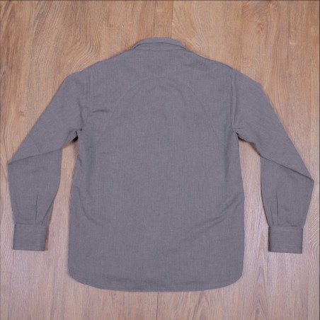 Chemise de travail Coton / Lin Grise - 1932 Engineer Shirt Union grey Pike Brothers