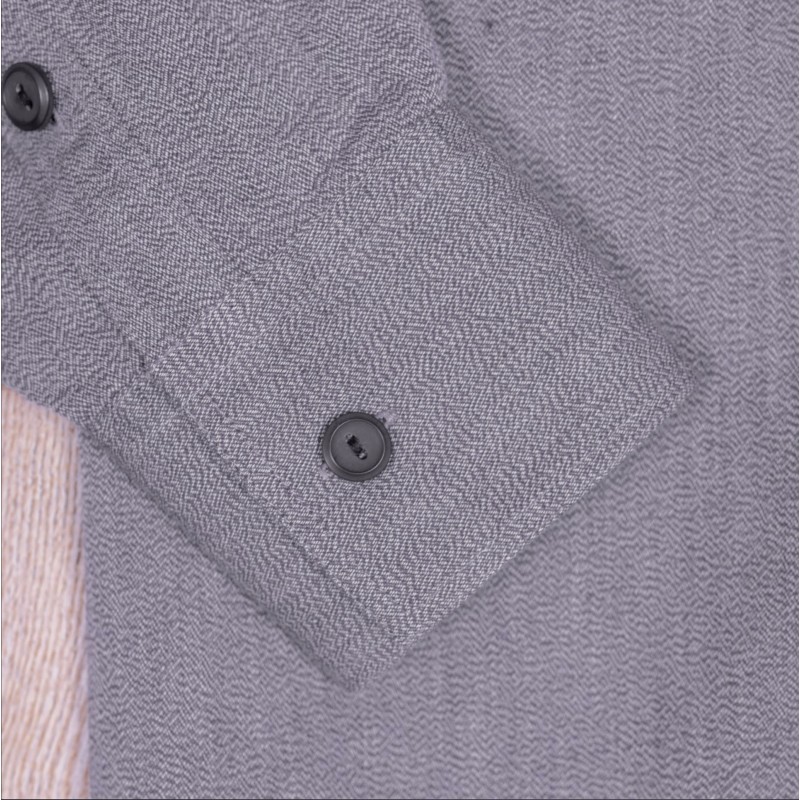 Grey Cotton / Linen Work Shirt - 1932 Engineer...