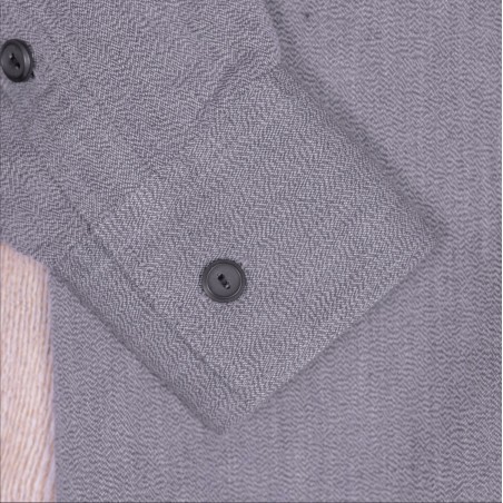 Chemise de travail Coton / Lin Grise - 1932 Engineer Shirt Union grey Pike Brothers