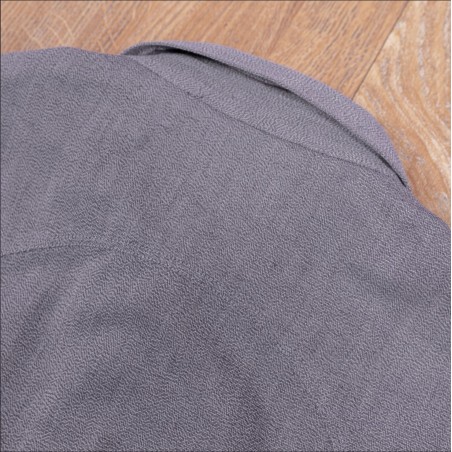 Chemise de travail Coton / Lin Grise - 1932 Engineer Shirt Union grey Pike Brothers