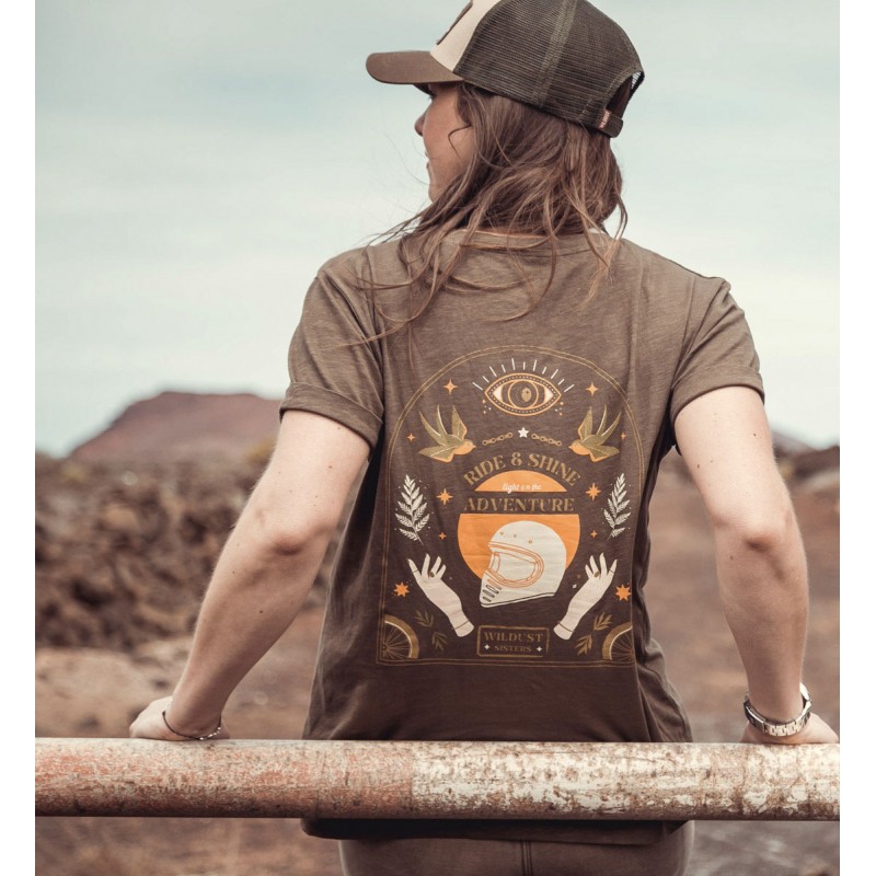 T-shirt Korte Mouwen Ronde Hals Katoen Ride &...