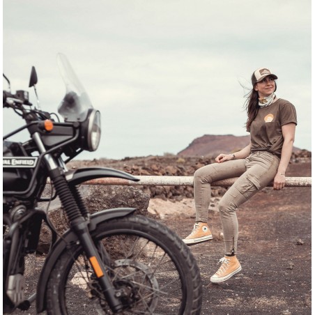 T-Shirt kurzarm Rundhals Baumwolle Ride & Shine - Wildust Sisters