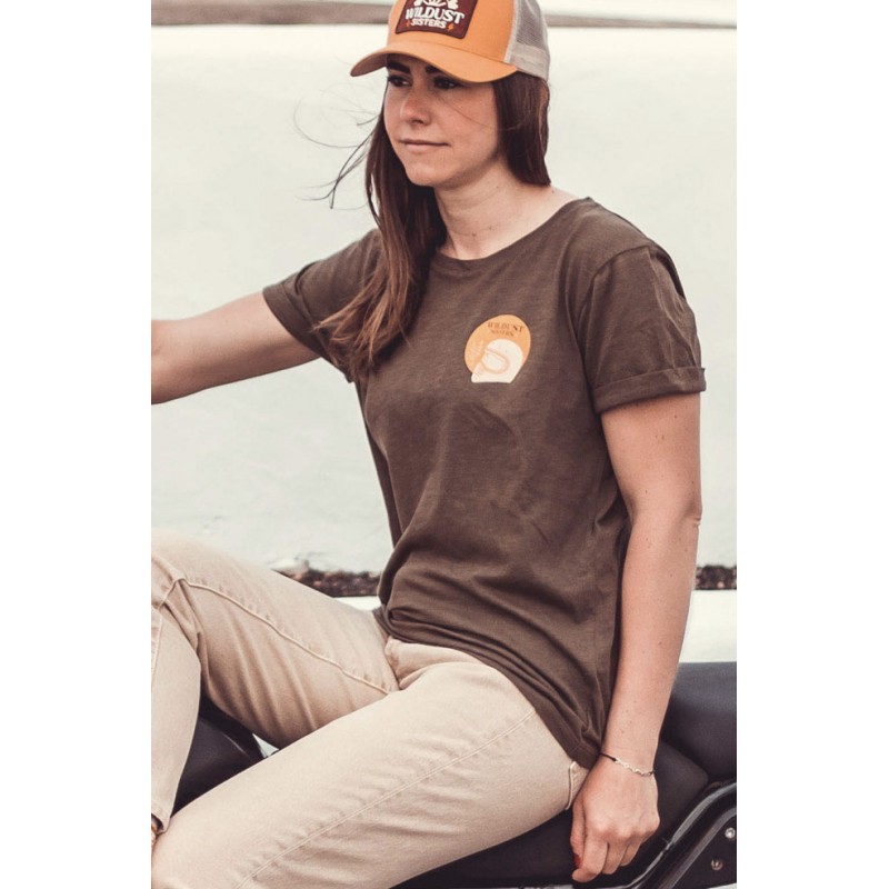 T-shirt Korte Mouwen Ronde Hals Katoen Ride &...