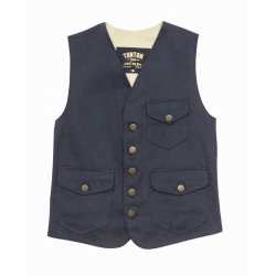DIE WESTE «RAOUL» CANVAS MARINE UND HELLKHAKI – TONTON ET... 2