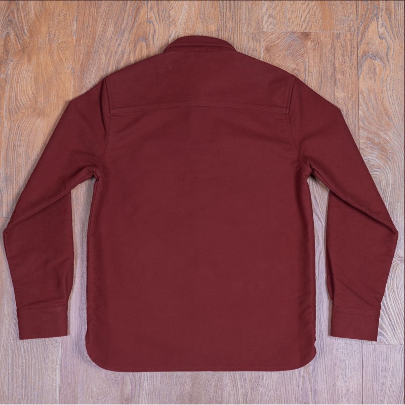 1943 CPO Shirt Moleskin dark red - Pike Brothers