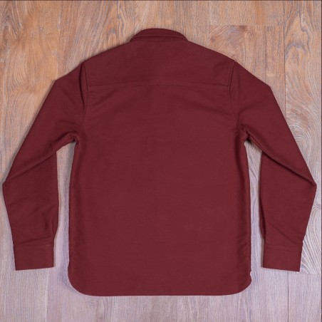 1943 CPO Shirt Moleskin dark red - Pike Brothers