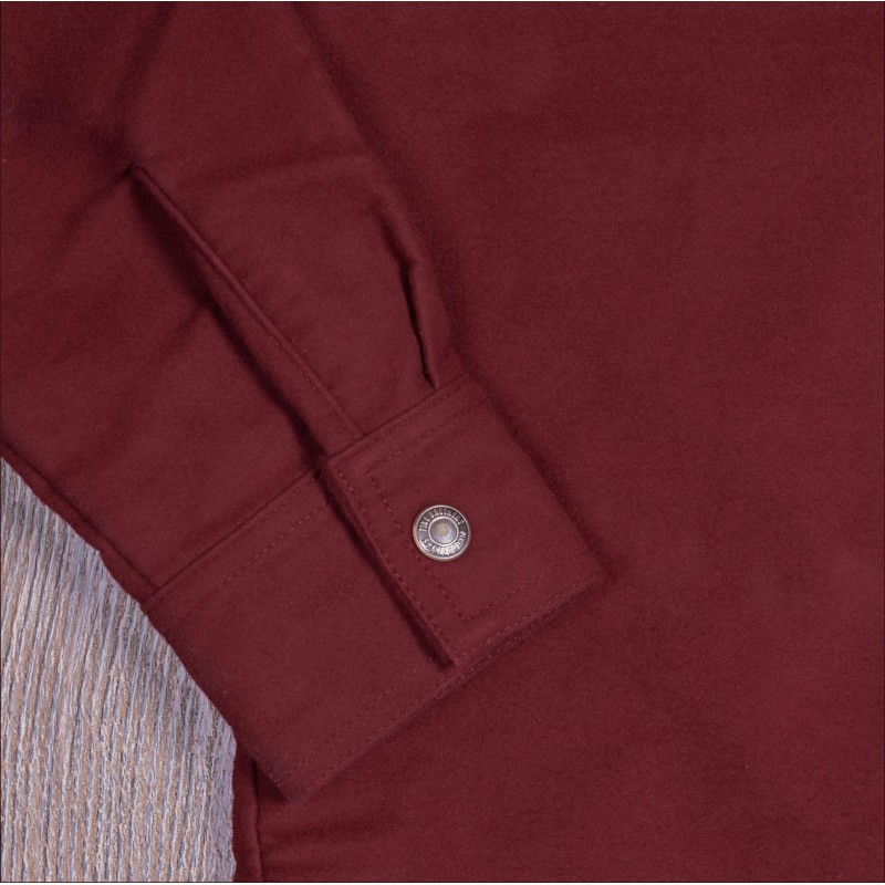 Hemd 1943 CPO Shirt Moleskin dark red - Pike...