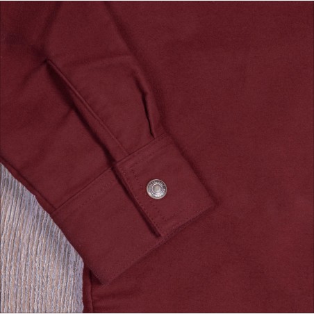 Hemd 1943 CPO Shirt Moleskin dark red - Pike Brothers