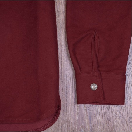 1943 CPO Shirt Moleskin dark red - Pike Brothers