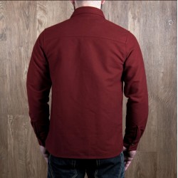 1943 CPO Shirt Moleskin dark red - Pike Brothers 2