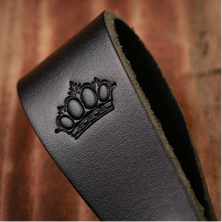 Schlüsselanhänger Leder Schwarz - 1965 Key Hanger black
