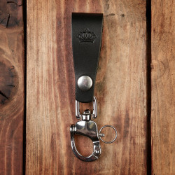 Leren Sleutelhanger Zwart - 1965 Key Hanger black - Pike... 2