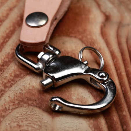 Sleutelhanger Leer Naturel - 1965 Key Hanger Natural