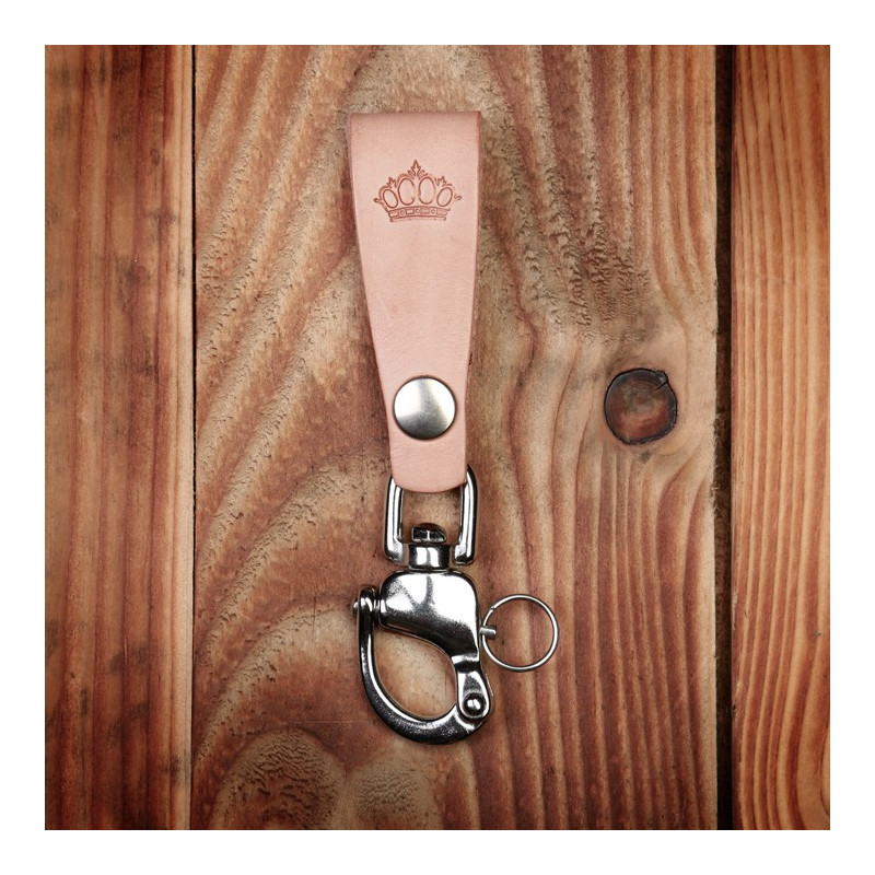 Sleutelhanger Leer Naturel - 1965 Key Hanger Natural