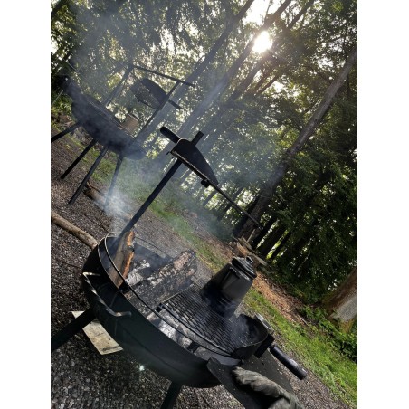Feuerschale Barbecue Cowboy Fire Pit Grill 76 cm 30'' – Barebones Living
