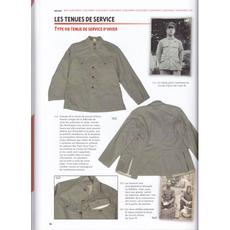 HEITAI, Uniformes, équipements, matériel personnel du fantassin japonais 31-45