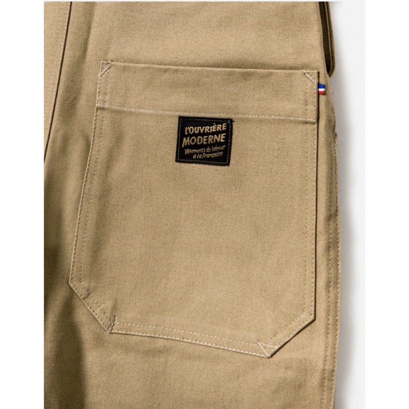 DE DAMESTUINBROEK «BILLIE» CANVAS TAN -...