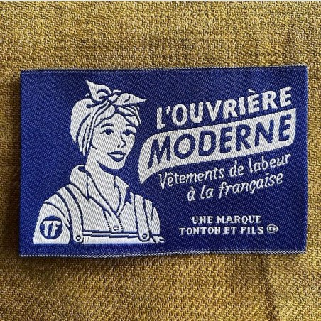 THE «BILLIE» WOMEN'S DUNGAREES TAN CANVAS - L'OUVRIERE MODERNE