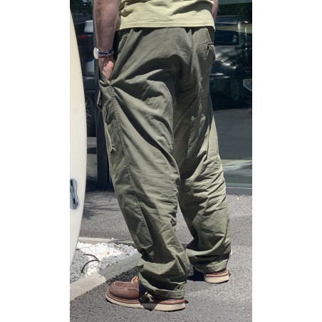 Kaki onderzeebootbroek - 1950 Submariner Royal Kaki Pant - Fleurs de Bagne