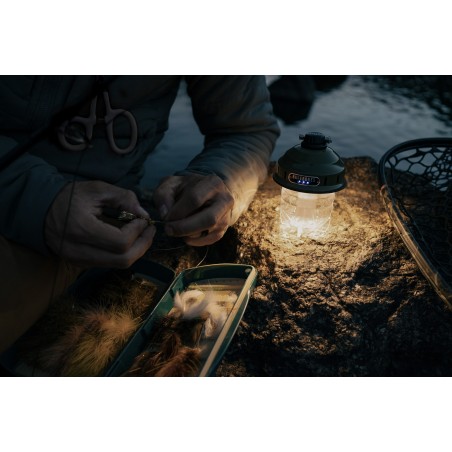 Lanterne LED Portable USB Olive - Beacon Hanging Lantern Light - Barebones Living