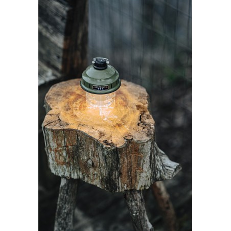 Lanterne LED Portable USB Olive - Beacon Hanging Lantern Light - Barebones Living
