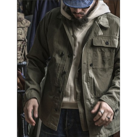USMC P-44 HBT Utility Jacket Shirt - The Bronson Mfg